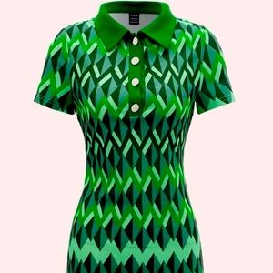 Green Collar Dress